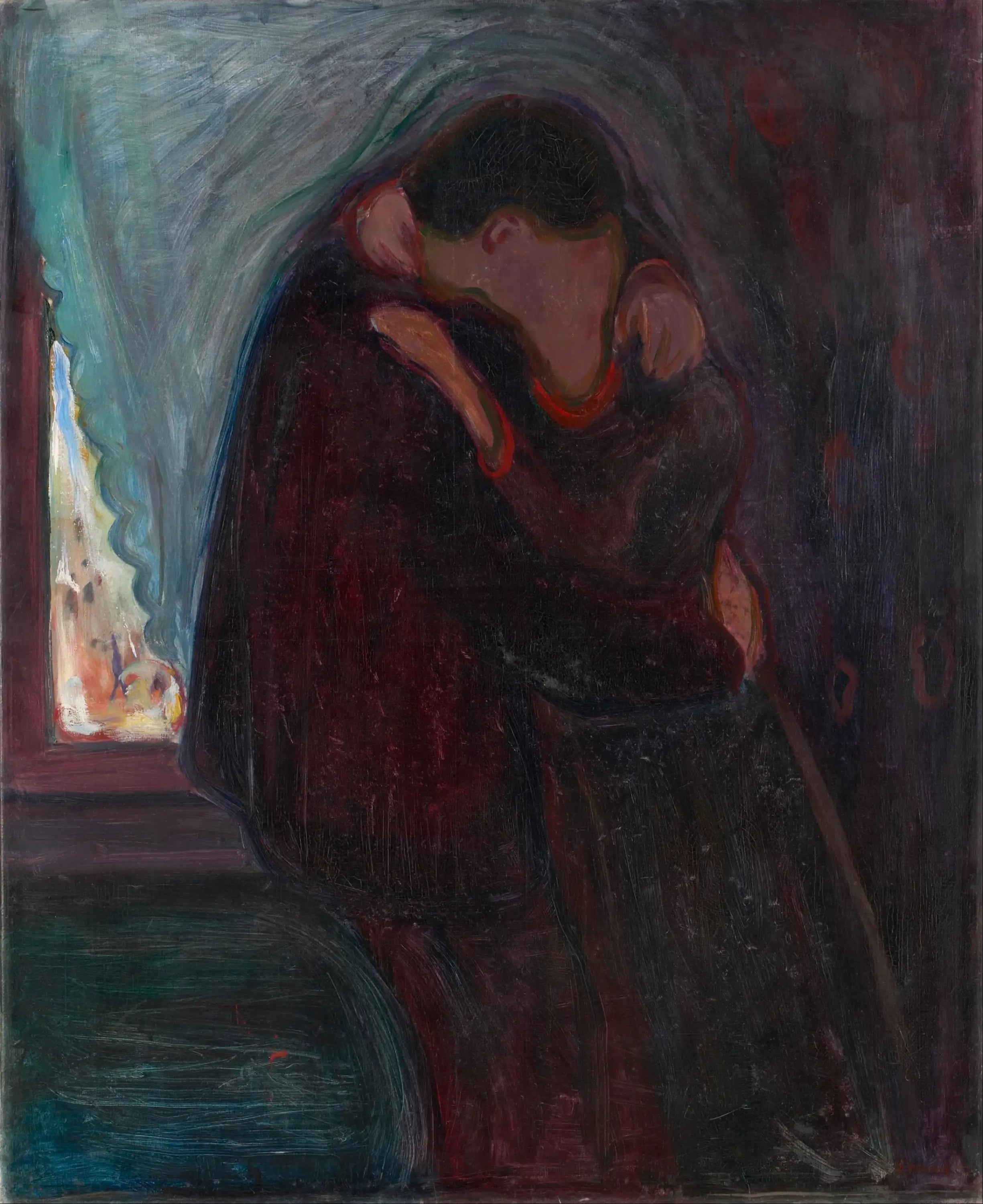 Le Baiser - Edvard Munch image 1 tableau peint à l’huile sur toile
