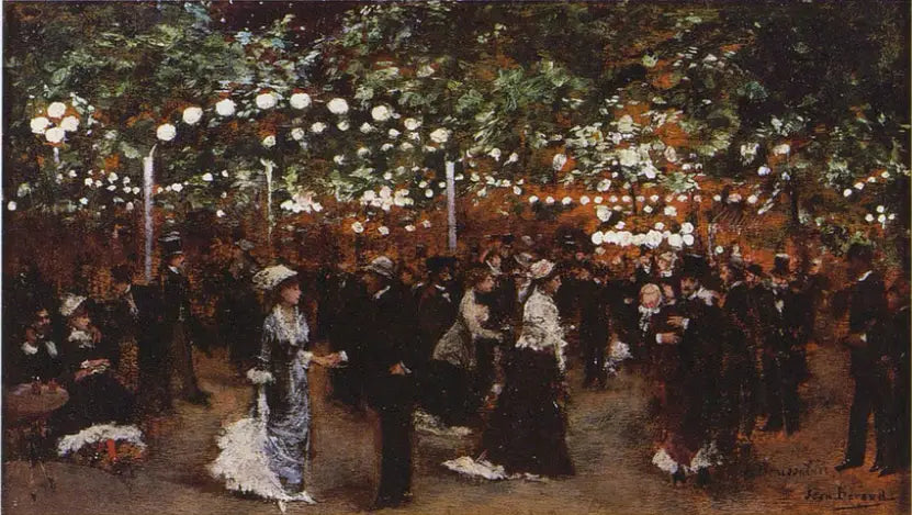 Le Bal Mabile - Jean Béraud image 1 tableau peint à l’huile sur toile