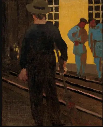 Der Straßenkehrer auf der Straße - Édouard Vuillard