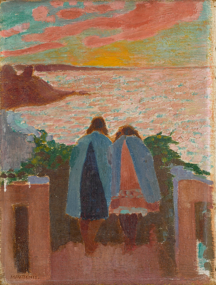 Der Balkon des Schweigens bei Sonnenuntergang - Maurice Denis