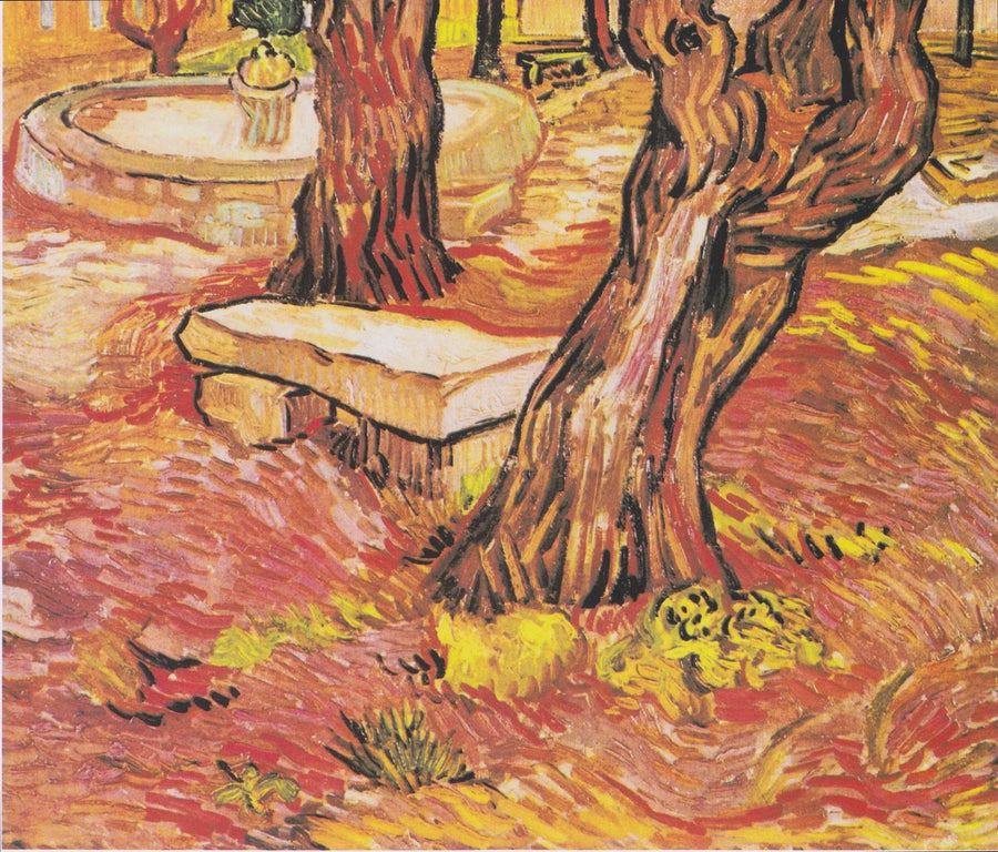 Die Steinbank im Garten des Krankenhauses Saint-Paul - Vincent van Gogh