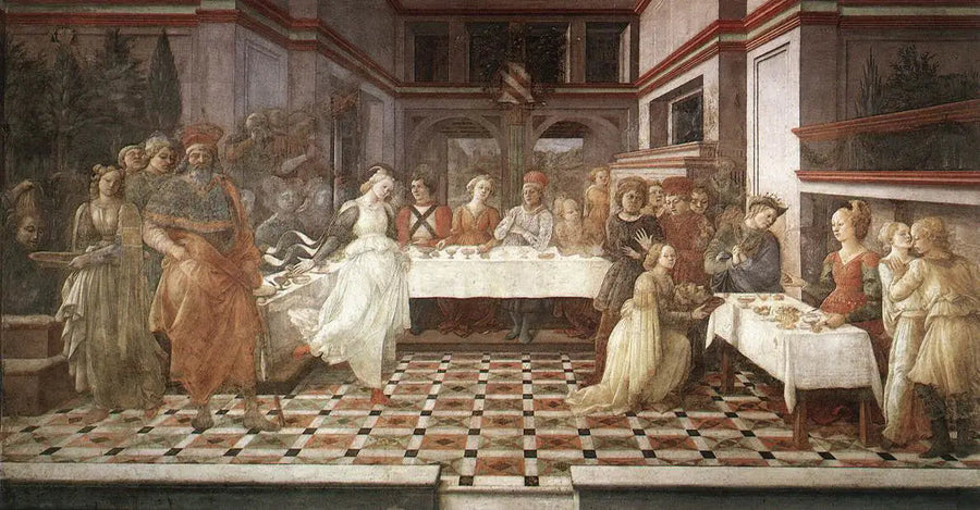 Das Festmahl des Herodes - Fra Filippo Lippi