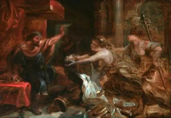 Das Festmahl des Tereus (Ovid, Metamorphosen, VI, 647-674), nach 1636 - Peter Paul Rubens