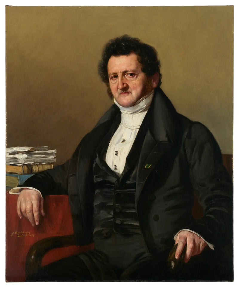 Der Banker David Seligmann, Freiherr von Eichthal - Franz Xaver Winterhalter