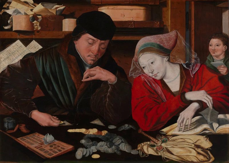 Der Bankier und seine Frau - Marinus van Reymerswale