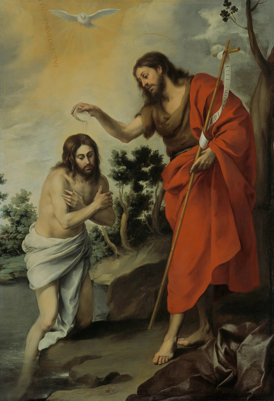 Die Taufe Christi - Bartolomé Esteban Murillo