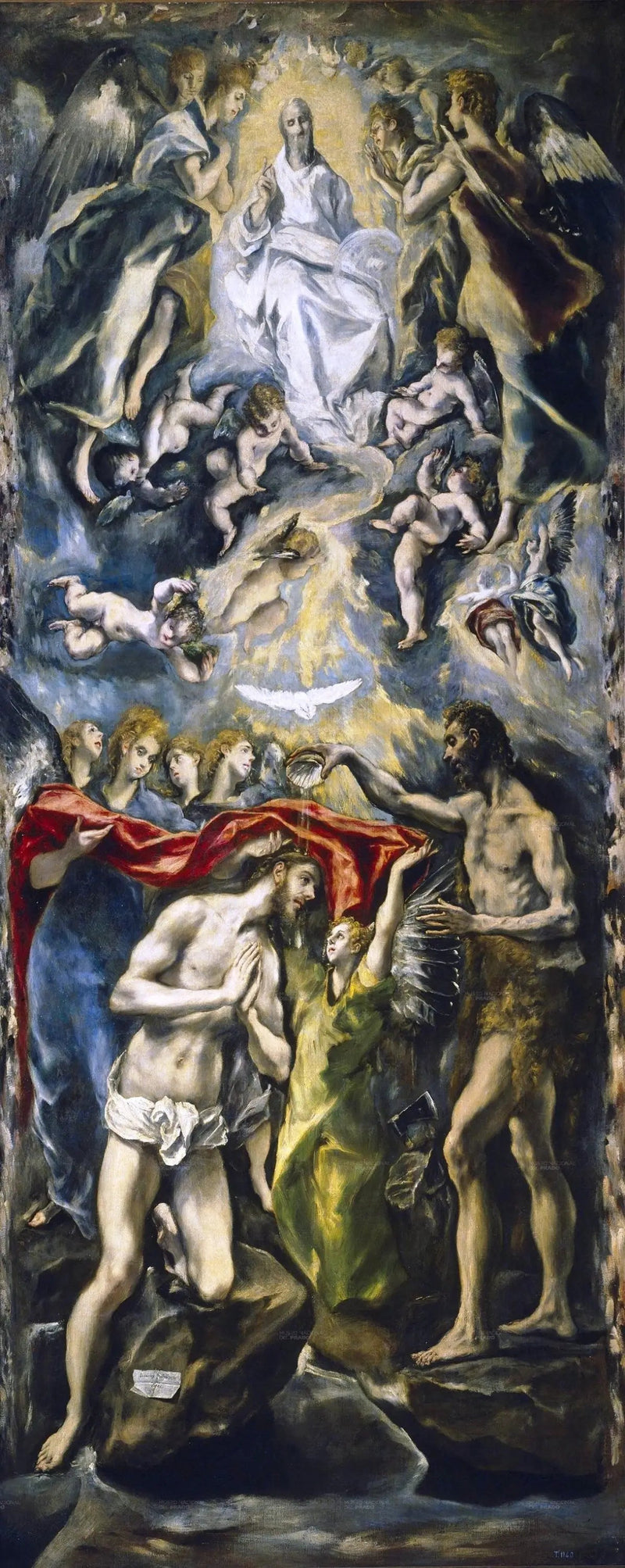 Die Taufe Christi - El Greco