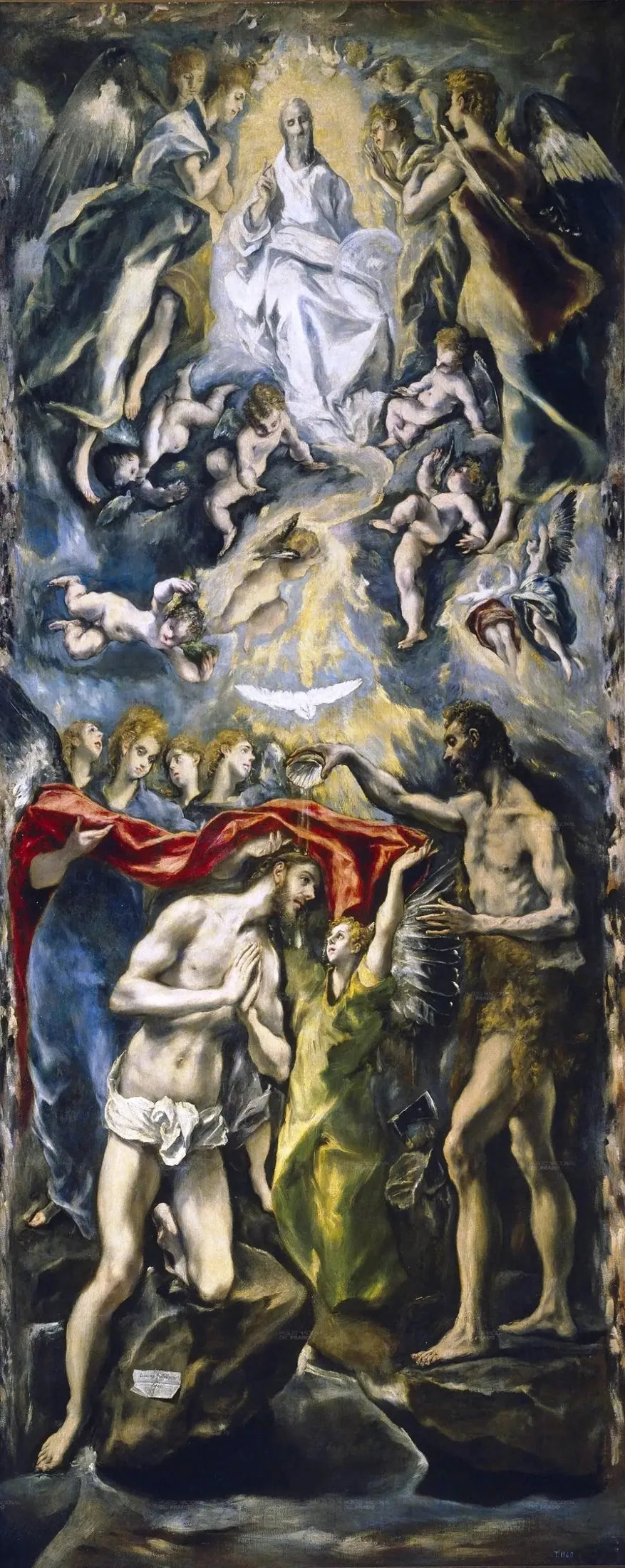 Die Taufe Christi - El Greco