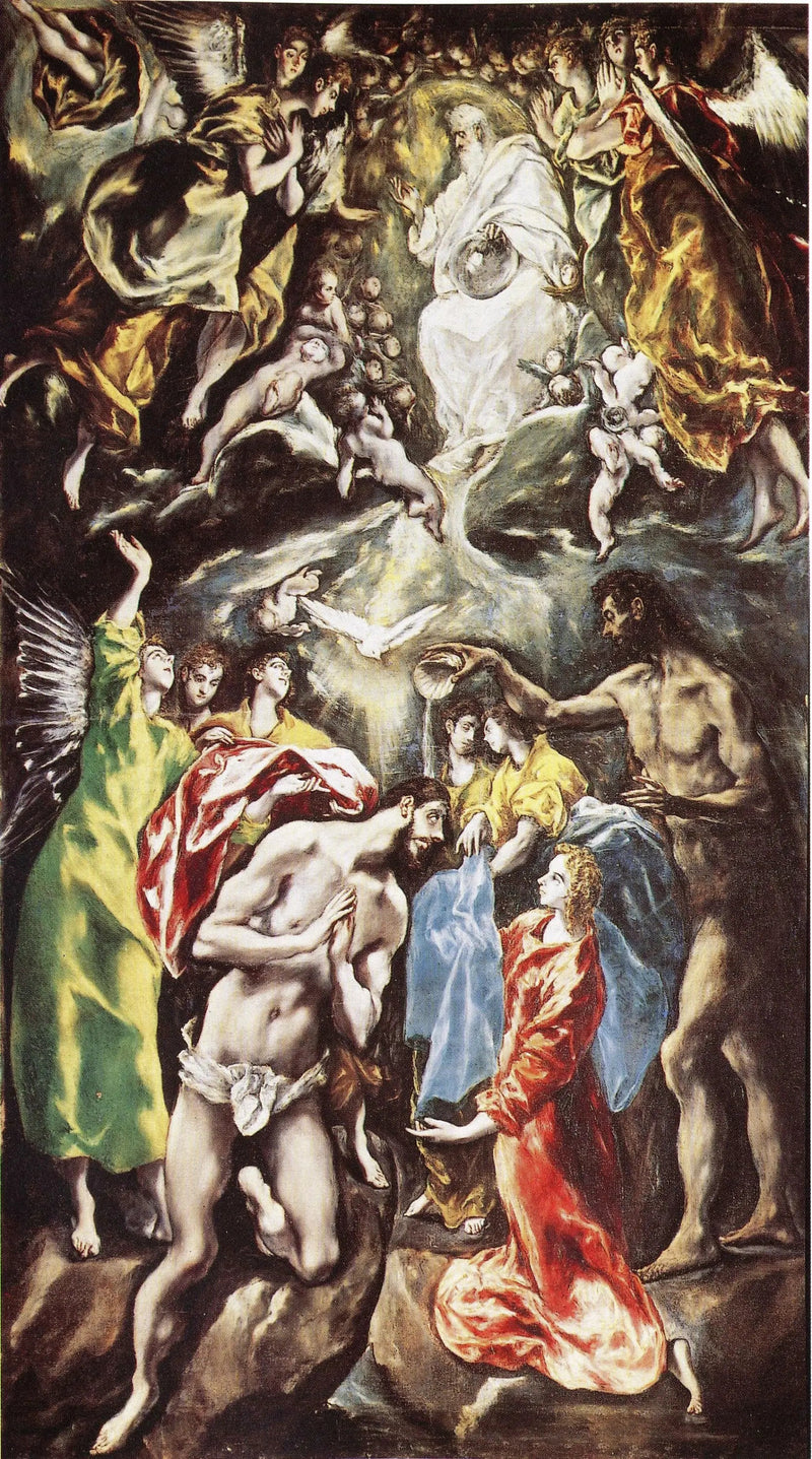 Die Taufe Christi - El Greco