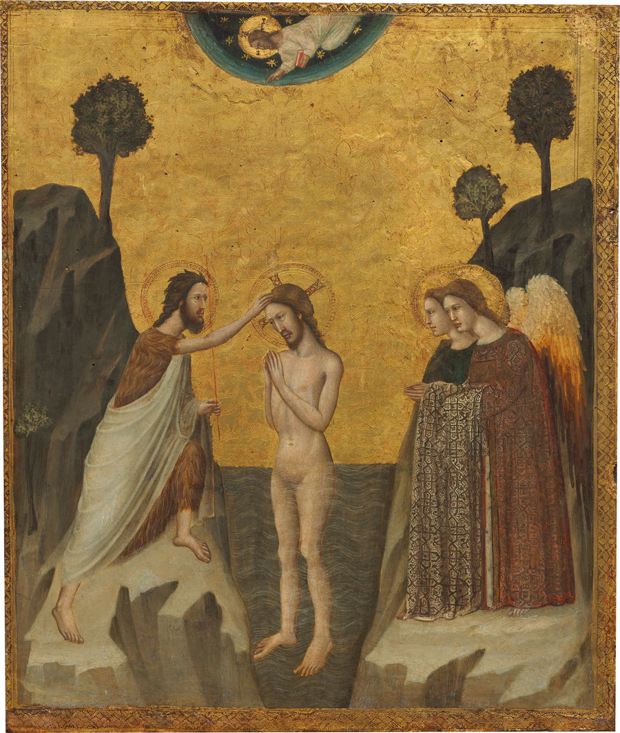 Die Taufe Christi - Giovanni Baronzio