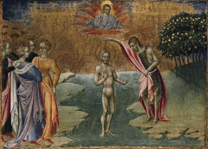 Die Taufe Christi - Giovanni di Paolo