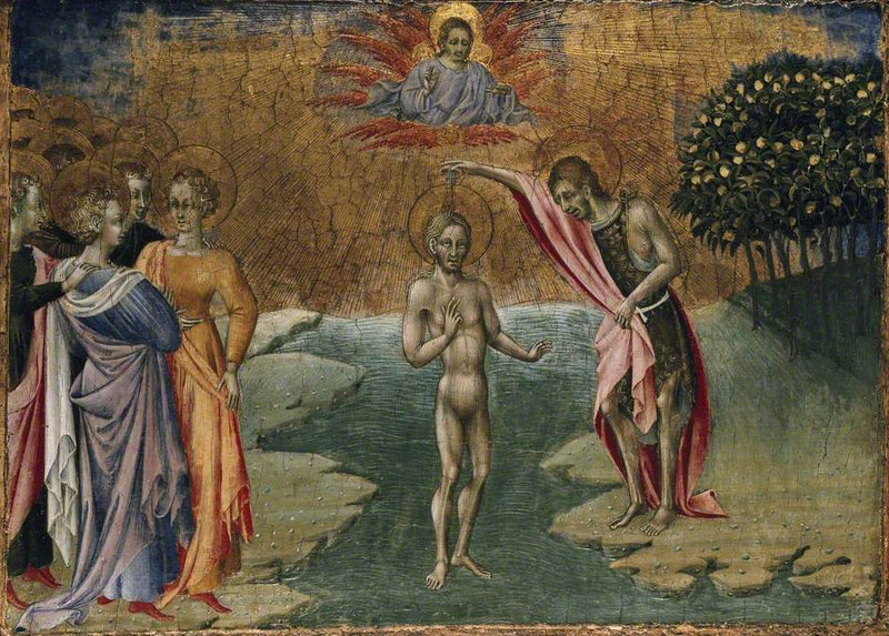 Die Taufe Christi - Giovanni di Paolo