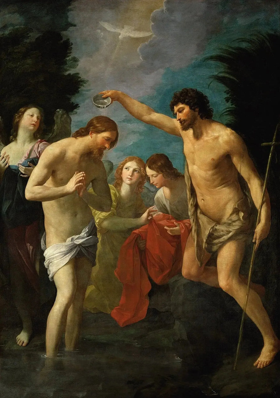 Die Taufe Christi - Guido Reni