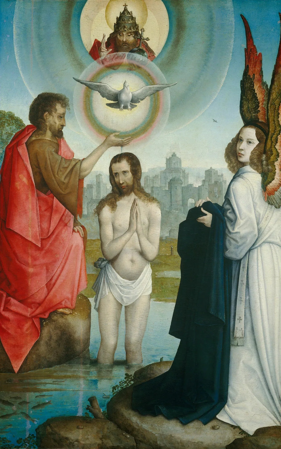 Die Taufe Christi - Juan de Flandes