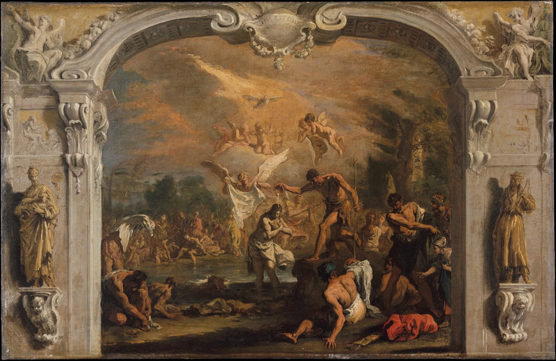 Die Taufe Christi - Sebastiano Ricci