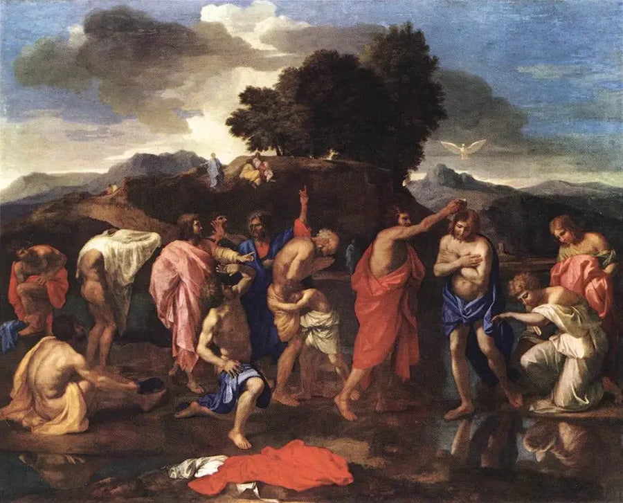 Die Taufe - Nicolas Poussin