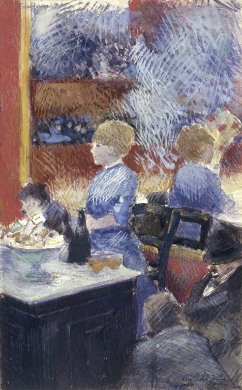 Die Bar im Folies-Bergère - Jean-Louis Forain