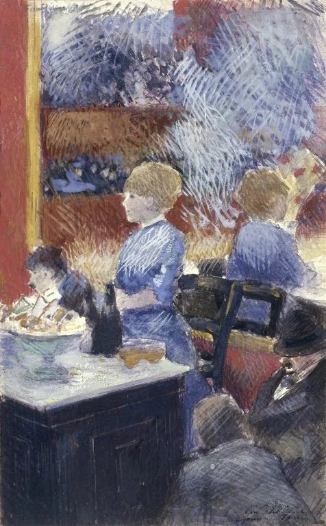 Die Bar im Folies-Bergère - Jean-Louis Forain