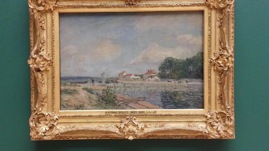 der Damm - Alfred Sisley