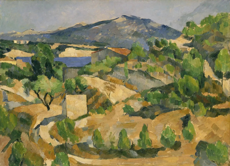 Der Staudamm von François Zola - Paul Cézanne