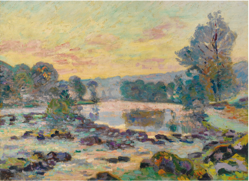 Der Staudamm von Génétin, Crozant - Armand Guillaumin