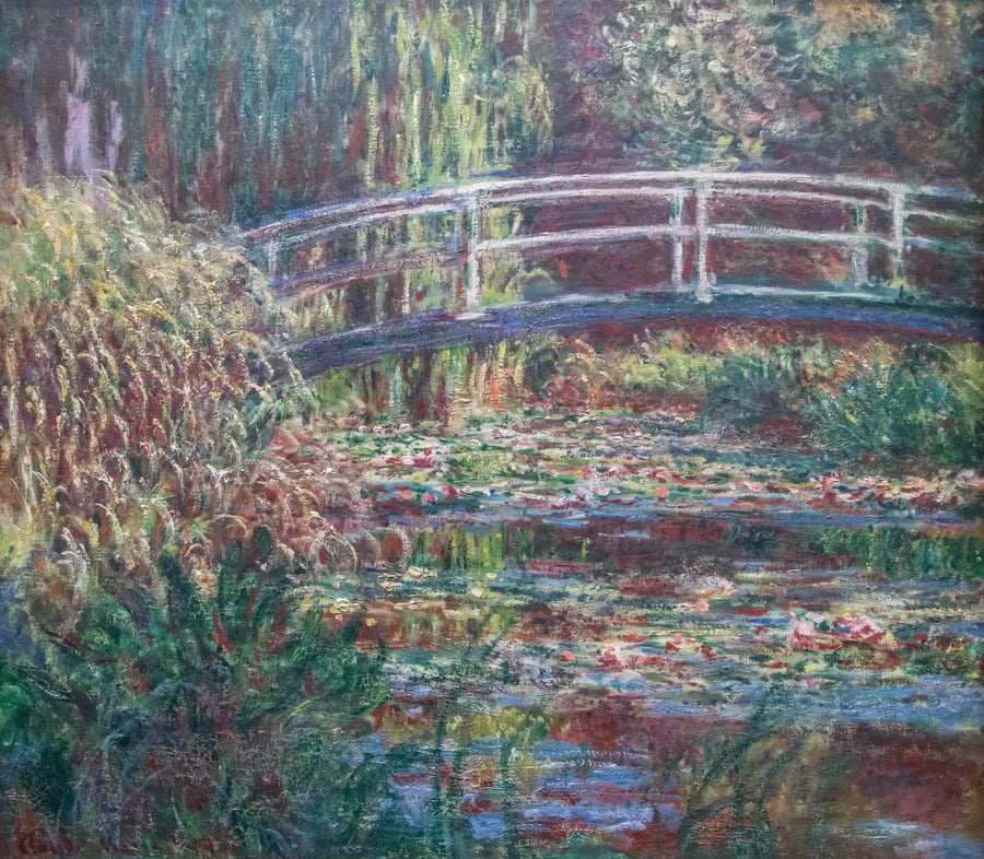 Der Seerosenteich, Rosa Harmonie - Claude Monet
