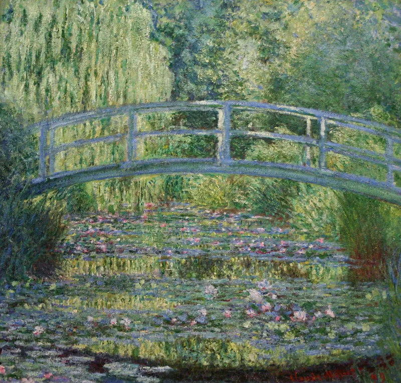 Der Seerosenteich, grüne Harmonie - Claude Monet