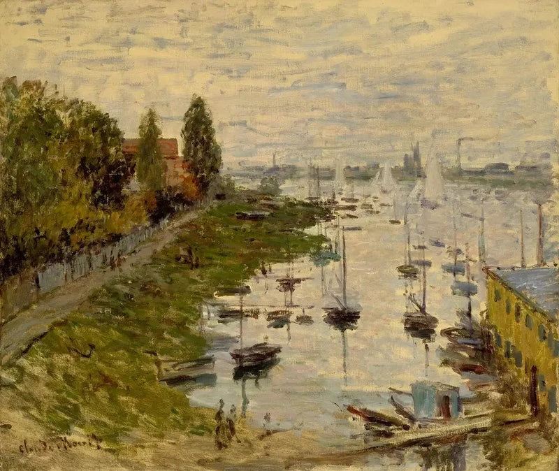 Das Argenteuil-Becken W335 - Claude Monet