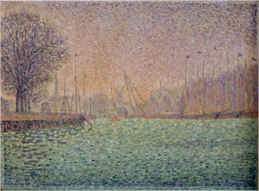 Der Wasserfall - Paul Signac