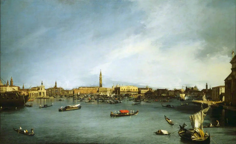 Der Bassin de Saint-Marc, Venise, vu de la Giudecca - Canaletto