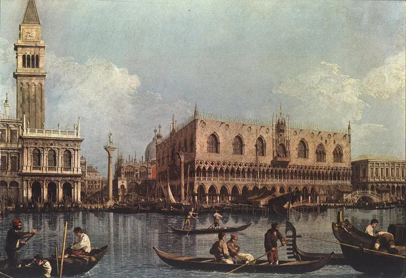 Der Bassin de Saint-Marc vu de la pointe de la Douane - Canaletto