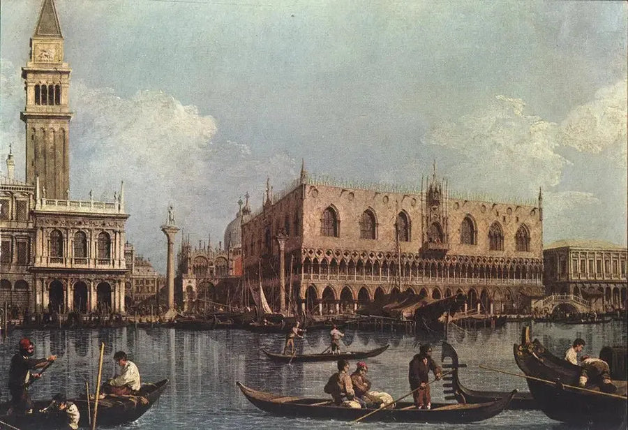 Der Bassin de Saint-Marc vu de la pointe de la Douane - Canaletto