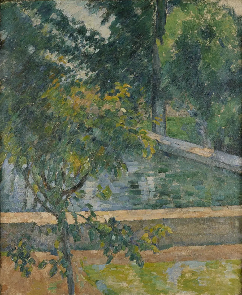 Le Bassin du Jas de Bouffan - Paul Cézanne image 1 copie peinte à la main à l’huile