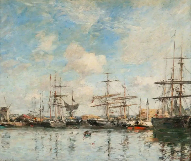 Der Hafen von Gravelines - Eugène Boudin
