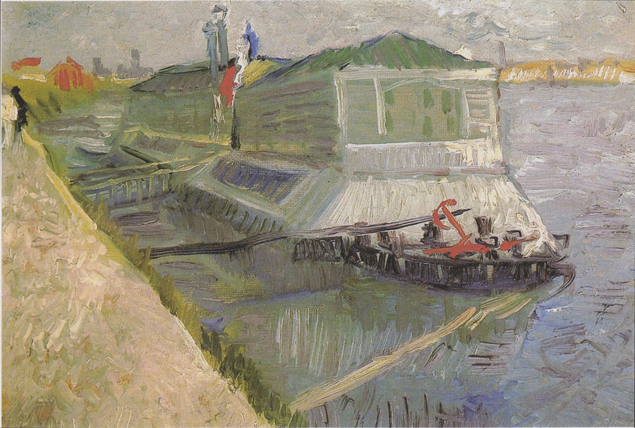 Das Waschboot auf der Seine in Asnières - Vincent van Gogh