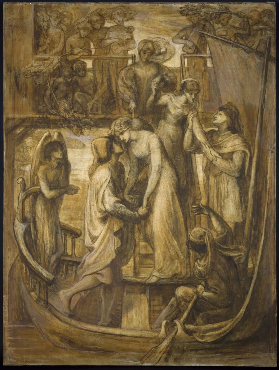 Das Liebesboot - Dante Gabriel Rossetti