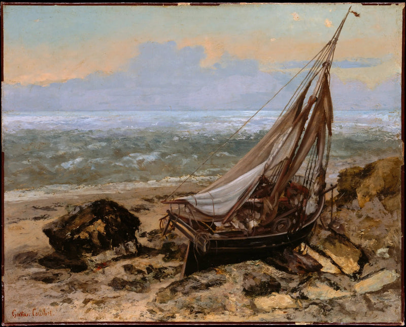 Das Fischerboot - Gustave Courbet