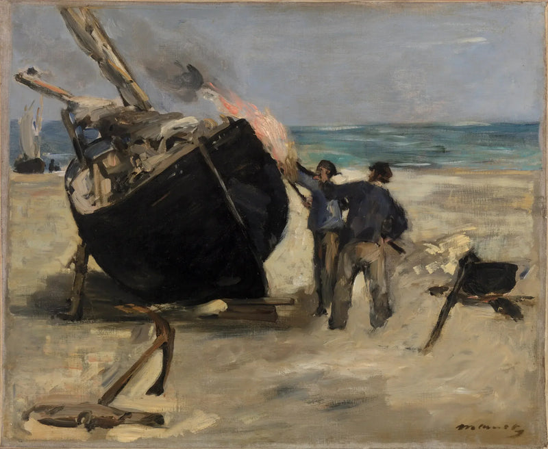 Das Teerboot - Édouard Manet