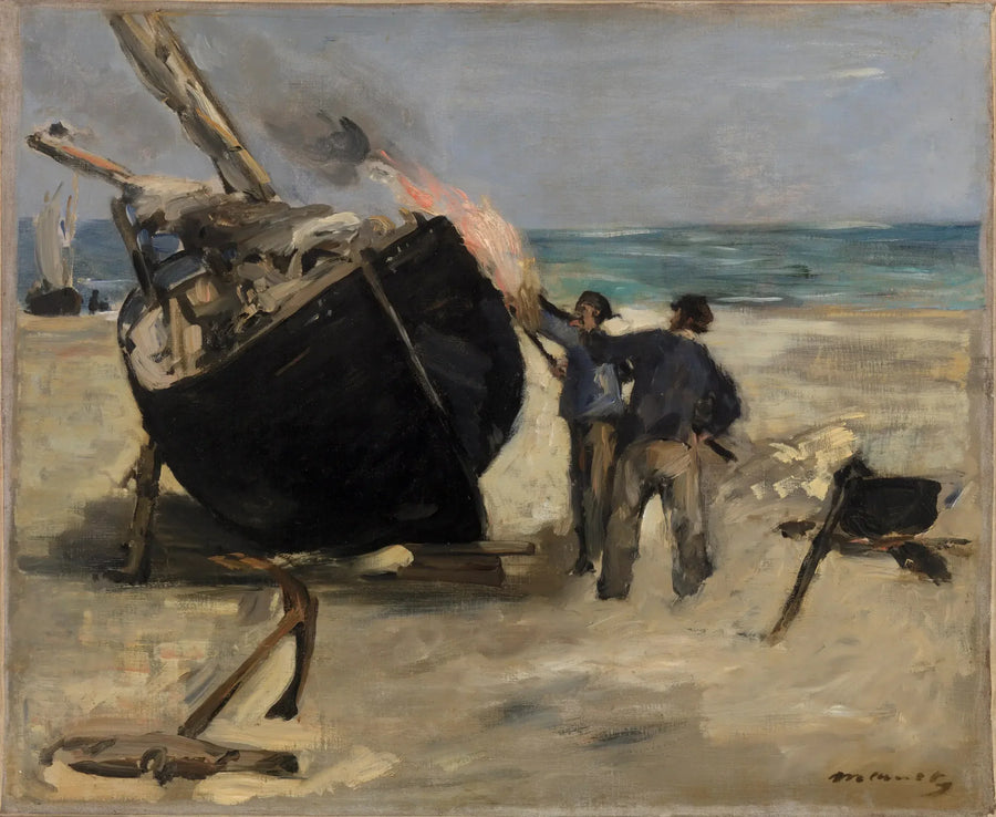 Das Teerboot - Édouard Manet