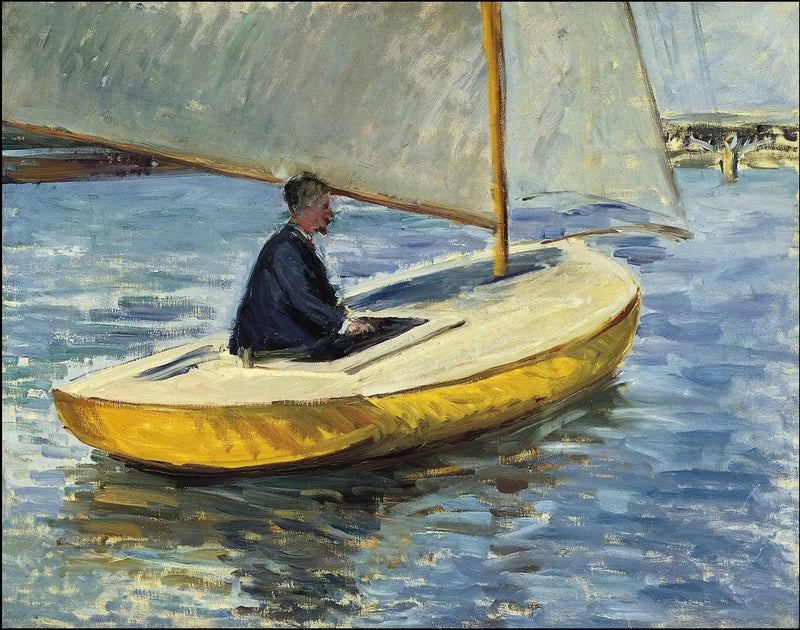 Das gelbe Boot - Gustave Caillebotte