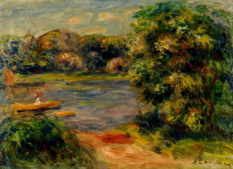 Das Boot auf dem See - Pierre-Auguste Renoir