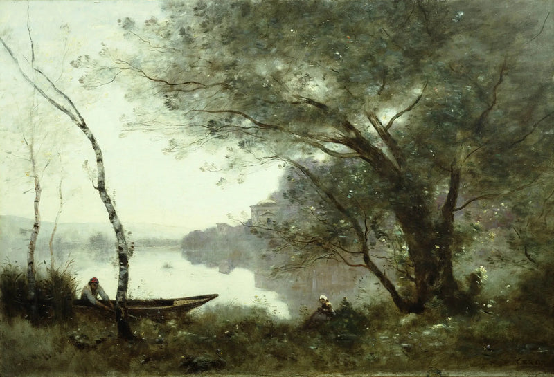 Der Bootsmann von Mortefontaine - Jean-Baptiste Camille Corot