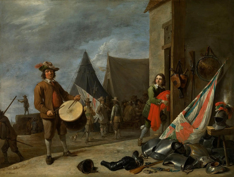 Der Schlagzeuger - David Teniers der Jüngere