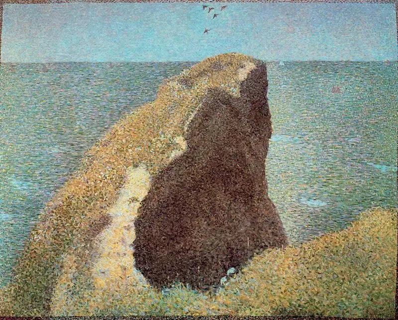 Der Bec du Hoc, Grandcamp - Georges Seurat