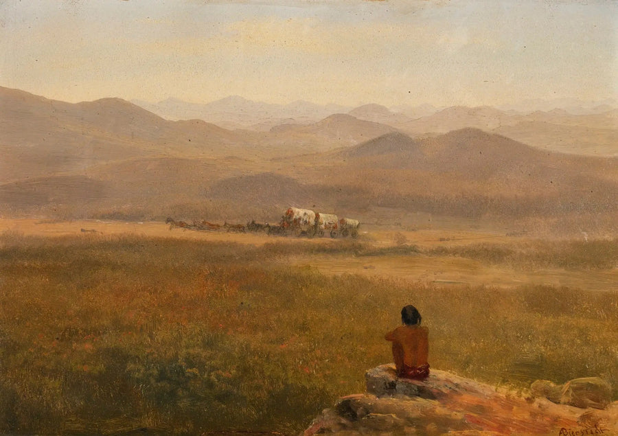 Der Aussichtspunkt - Albert Bierstadt