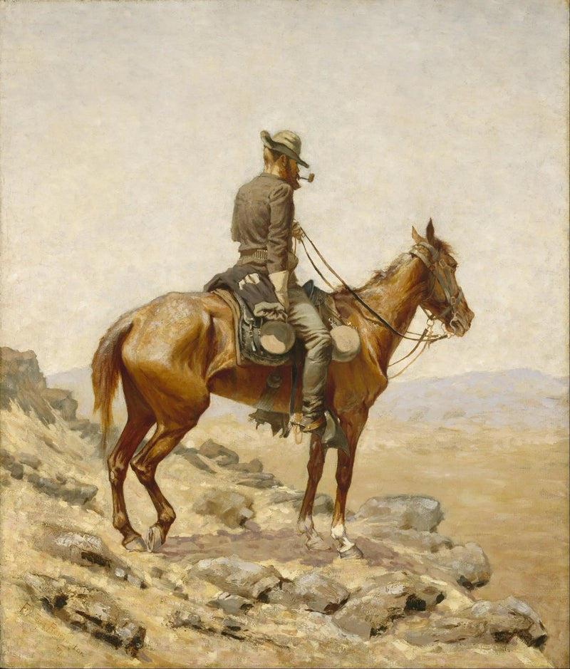 Der Aussichtspunkt - Frederic Remington