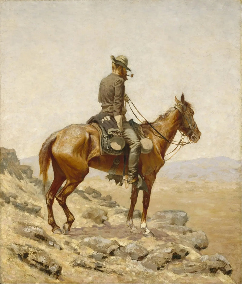 Der Aussichtspunkt - Frederic Remington