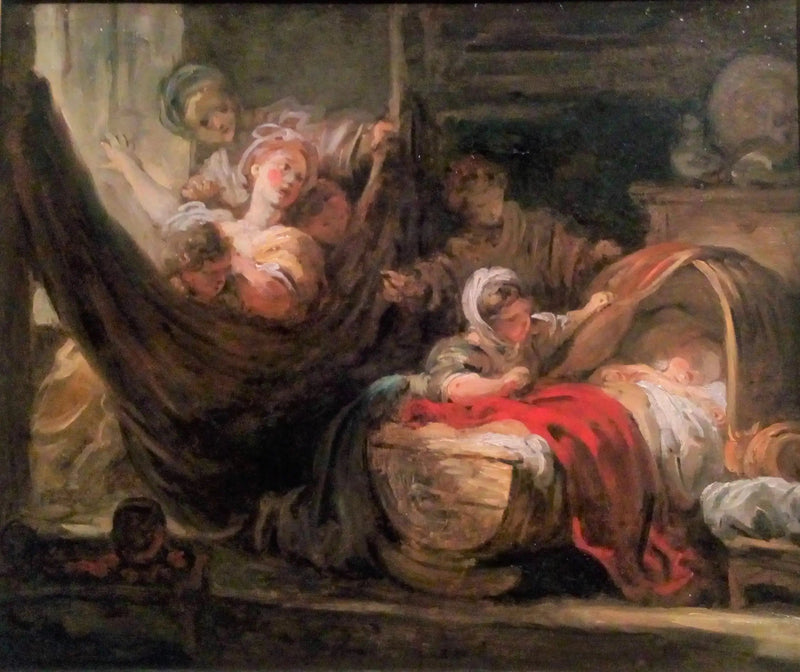 Die Wiege - Jean-Honoré Fragonard