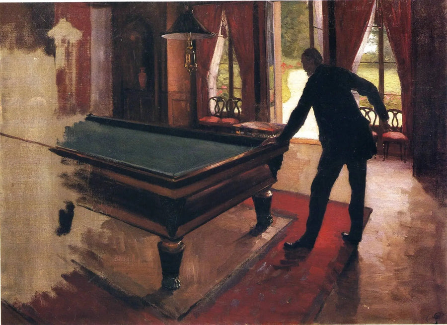 Der Billard - Gustave Caillebotte