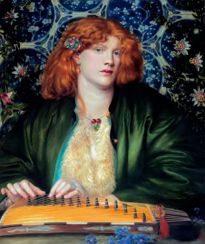 Der Blaue Pavillon - Dante Gabriel Rossetti